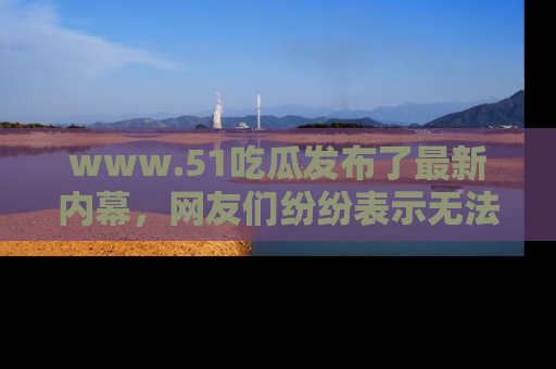 www.51吃瓜发布了最新内幕，网友们纷纷表示无法接受！