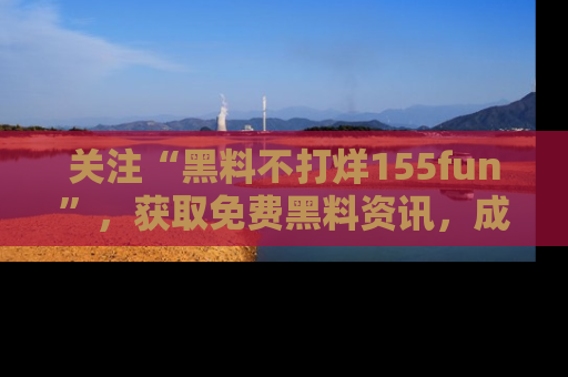 关注“黑料不打烊155fun”，获取免费黑料资讯，成为吃瓜达人不再难！
