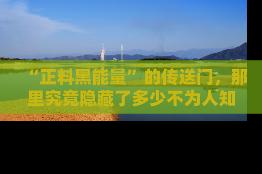 “正料黑能量”的传送门,那里究竟隐藏了多少不为人知的秘密?