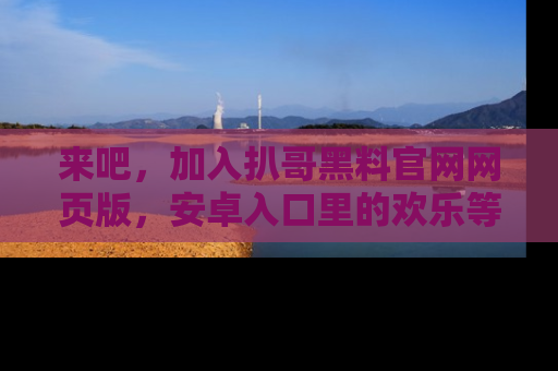 来吧,加入扒哥黑料官网网页版,安卓入口里的欢乐等着你!