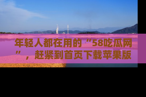 年轻人都在用的“58吃瓜网”，赶紧到首页下载苹果版吧！