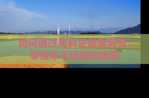 如何通过黑料正能量网页,掌握永不迷路的线路