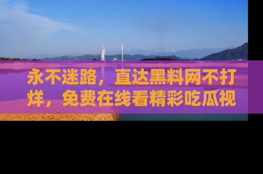 永不迷路,直达黑料网不打烊,免费在线看精彩吃瓜视频!