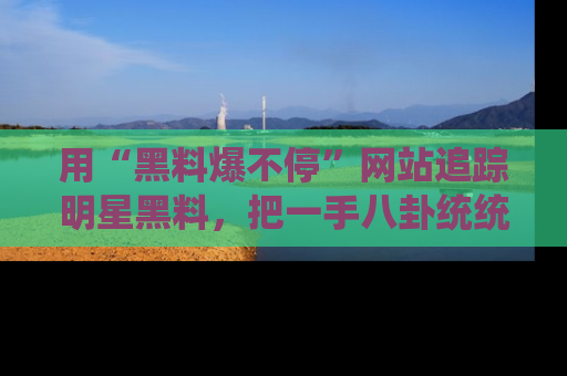 用“黑料爆不停”网站追踪明星黑料,把一手八卦统统收进你的后宫中!
