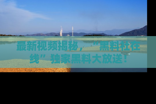 最新视频揭秘,“黑料社在线”独家黑料大放送!